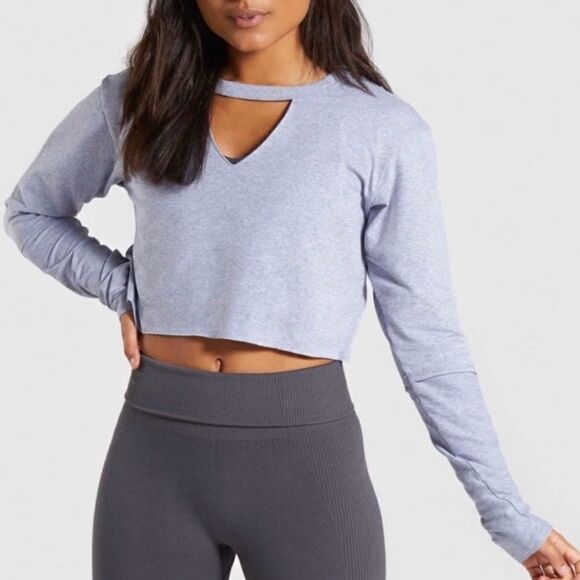 GYMSHARK POWER DOWN CROP TOP - Picture 8 of 8